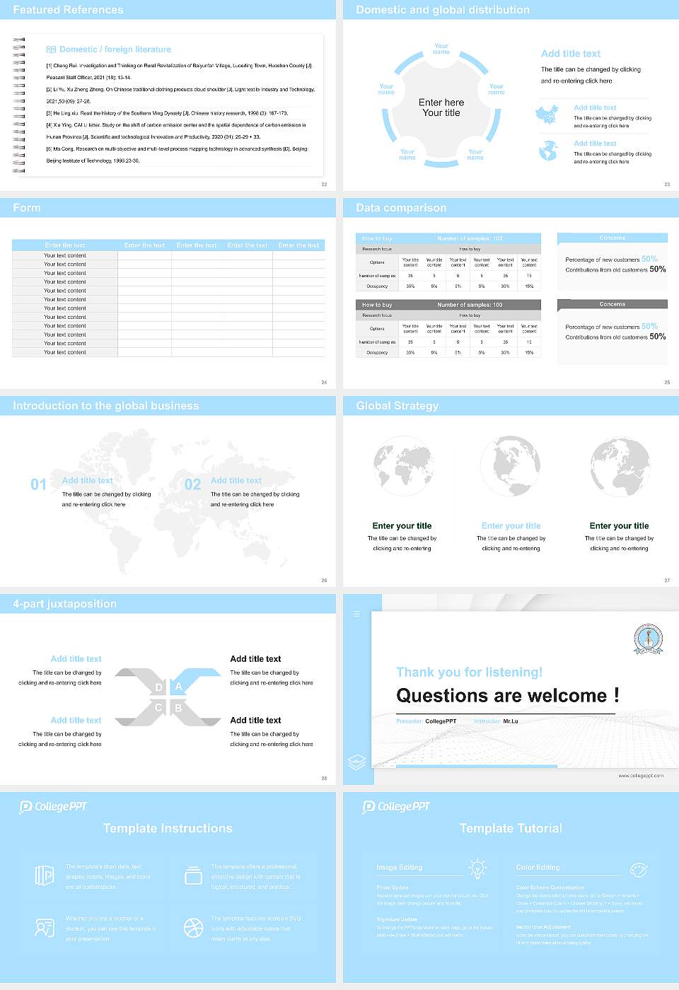 Dr. B.R. Ambedkar University of Social Sciences Thesis Proposal/Graduation Defense PPT Template16:9 ratio PPT effect preview image4