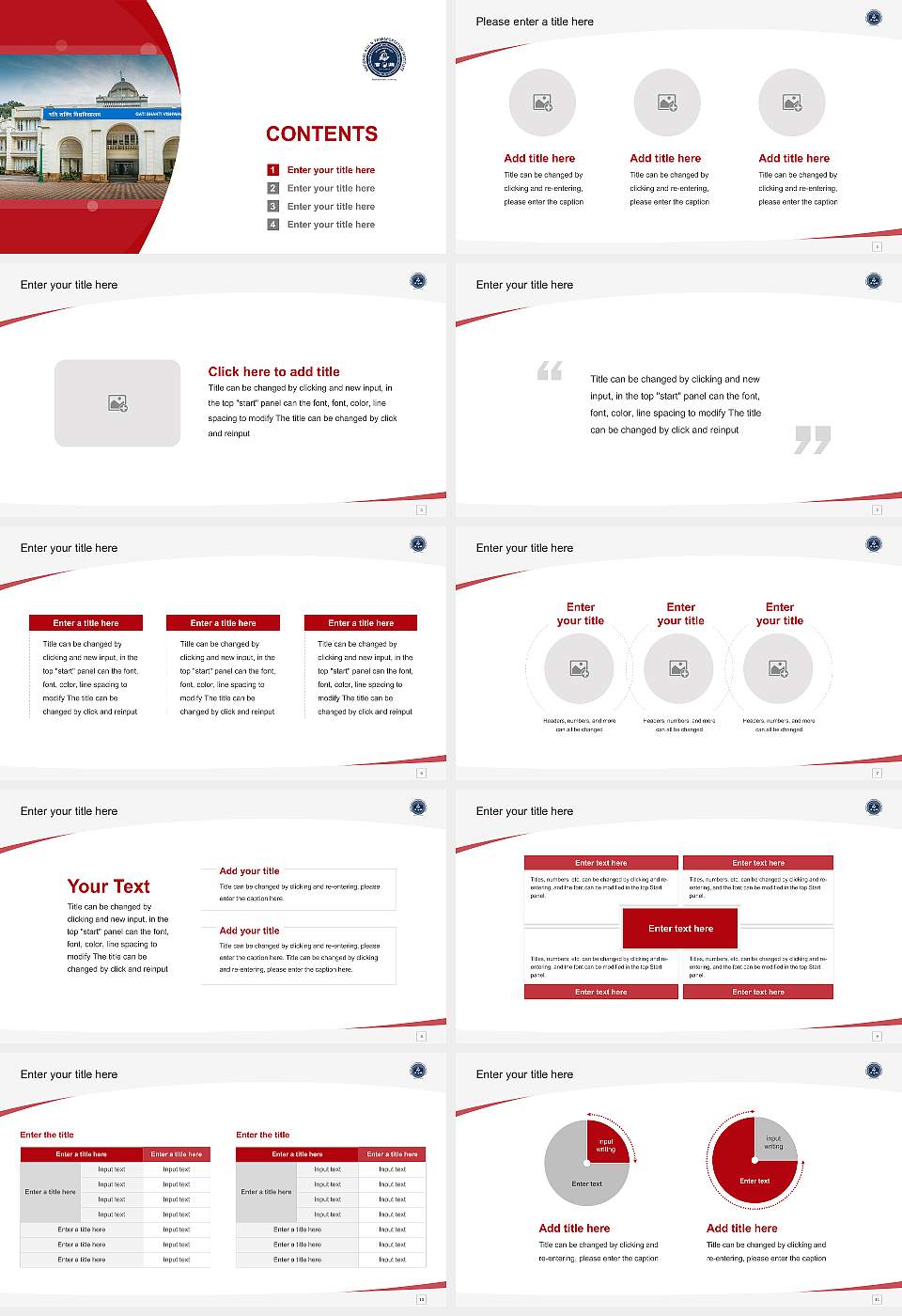 Gati Shakti Vishwavidyalaya Course/Courseware Creation PPT Template16:9 ratio PPT effect preview image2