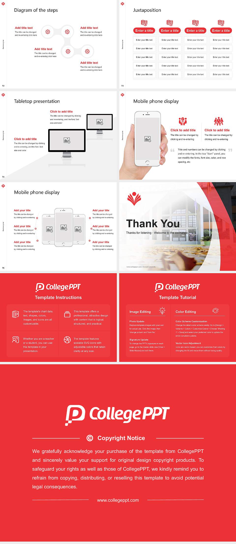 Ganpat University Competition/Entrepreneurship Contest PPT Template4:3 ratio PPT effect preview image9