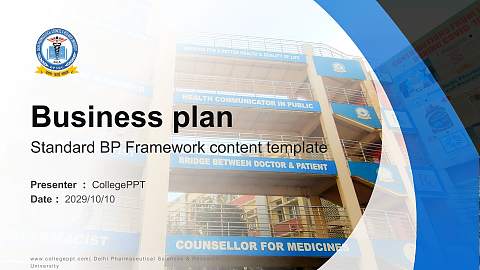 Delhi Pharmaceutical Sciences & Research University Competition/Entrepreneurship Contest PPT Template