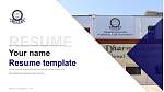 Dharmashastra National Law University CV PPT-sjabloon