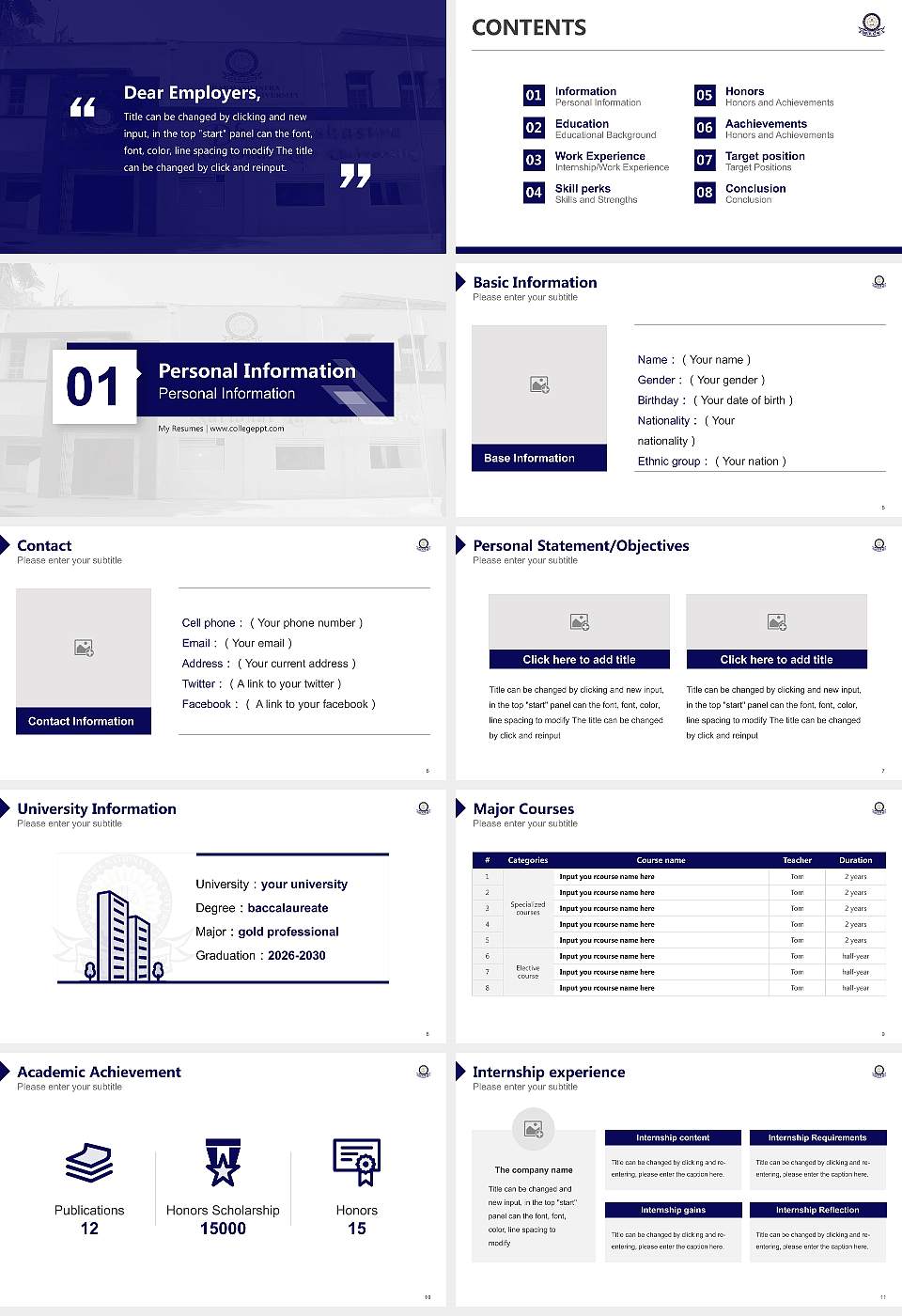 Dharmashastra National Law University Resume PPT Template16:9 ratio PPT effect preview image2