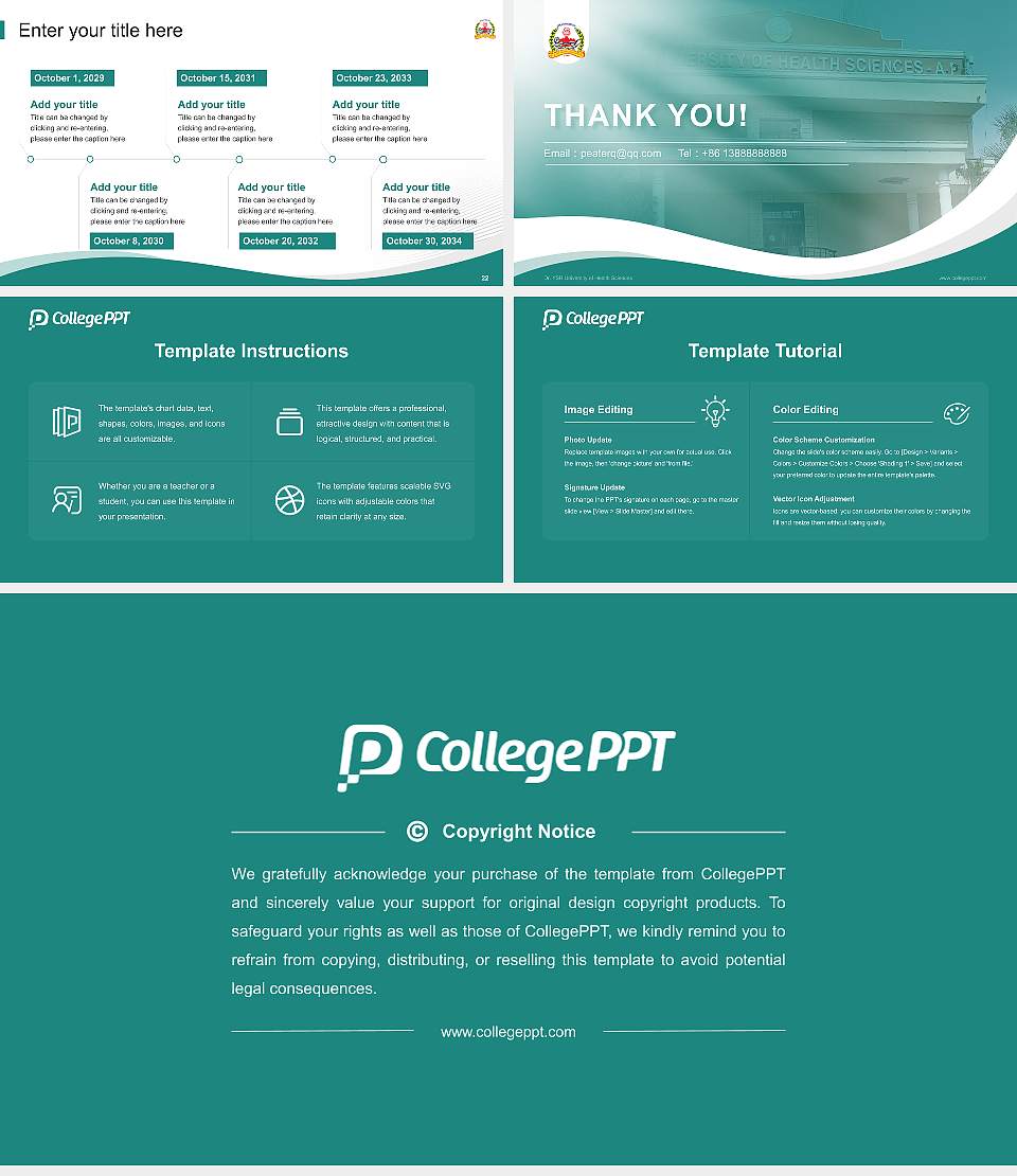 Dr. YSR University of Health Sciences Lecture Sharing and Networking Event PPT Template16:9 ratio PPT effect preview image4