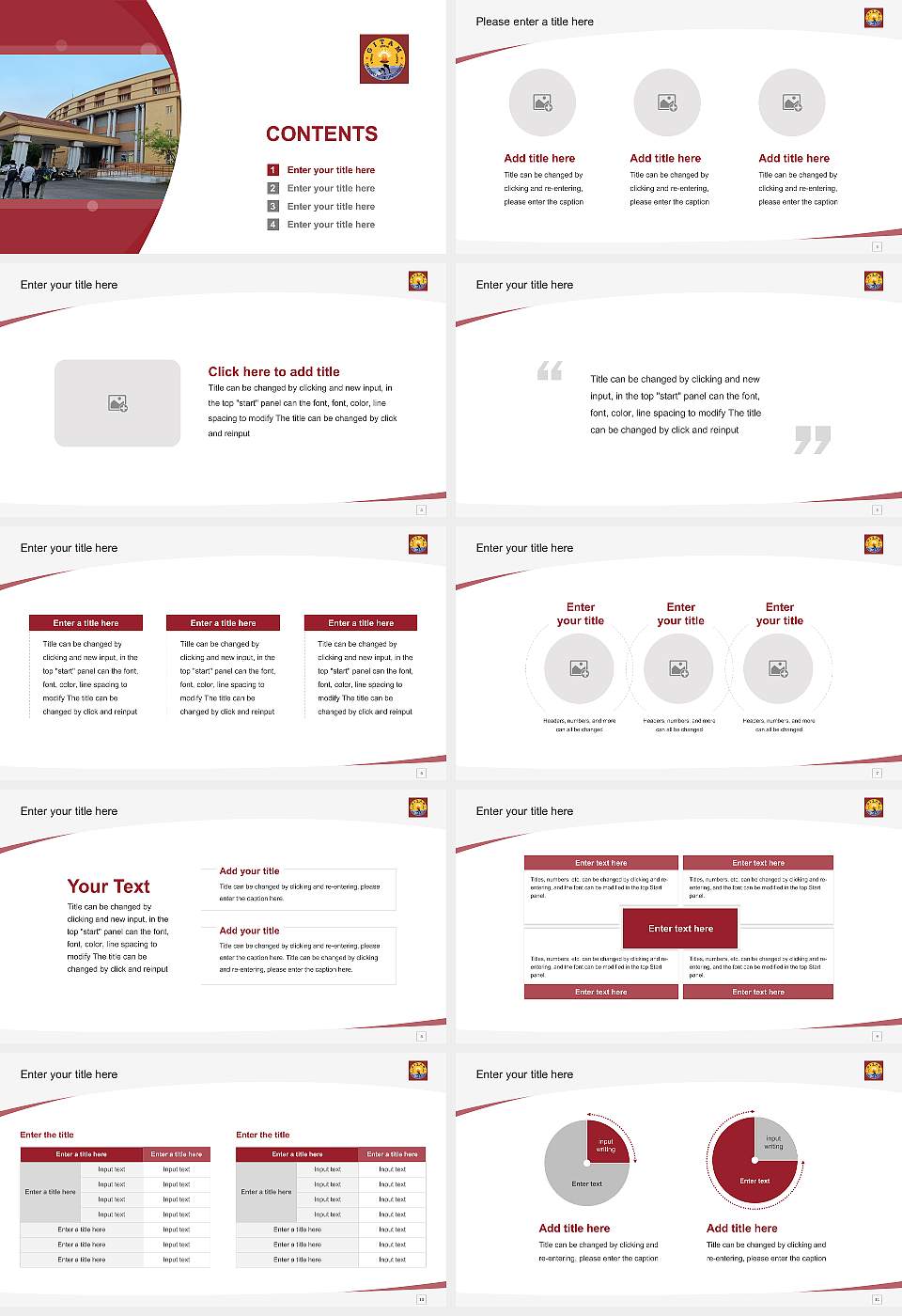 Gandhi Institute of Technology and Management (GITAM) Course/Courseware Creation PPT Template16:9 ratio PPT effect preview image2