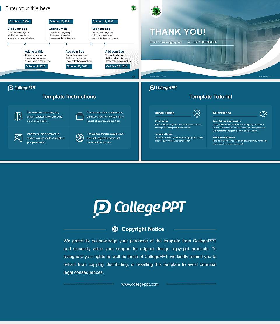 Forest Research Institute Lecture Sharing and Networking Event PPT Template16:9 ratio PPT effect preview image4