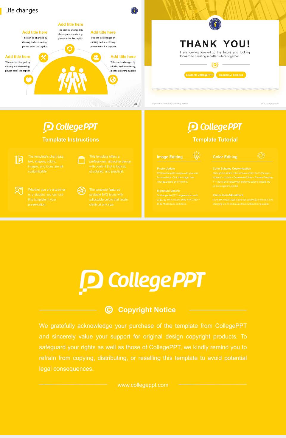 Girijananda Chowdhury University Assam National Scholarship Defense PPT Template4:3 ratio PPT effect preview image4