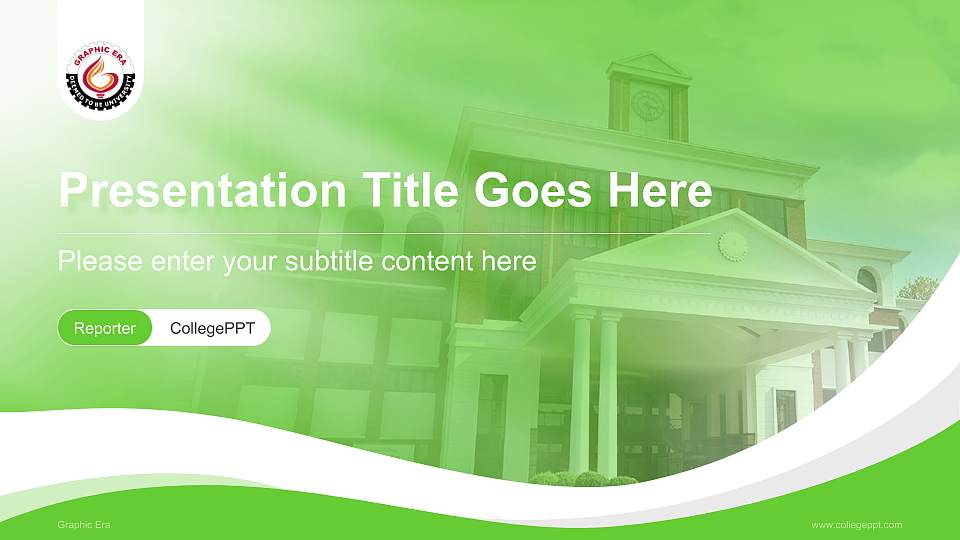 Graphic Era Lecture Sharing and Networking Event PPT Template16:9 ratio PPT effect preview image