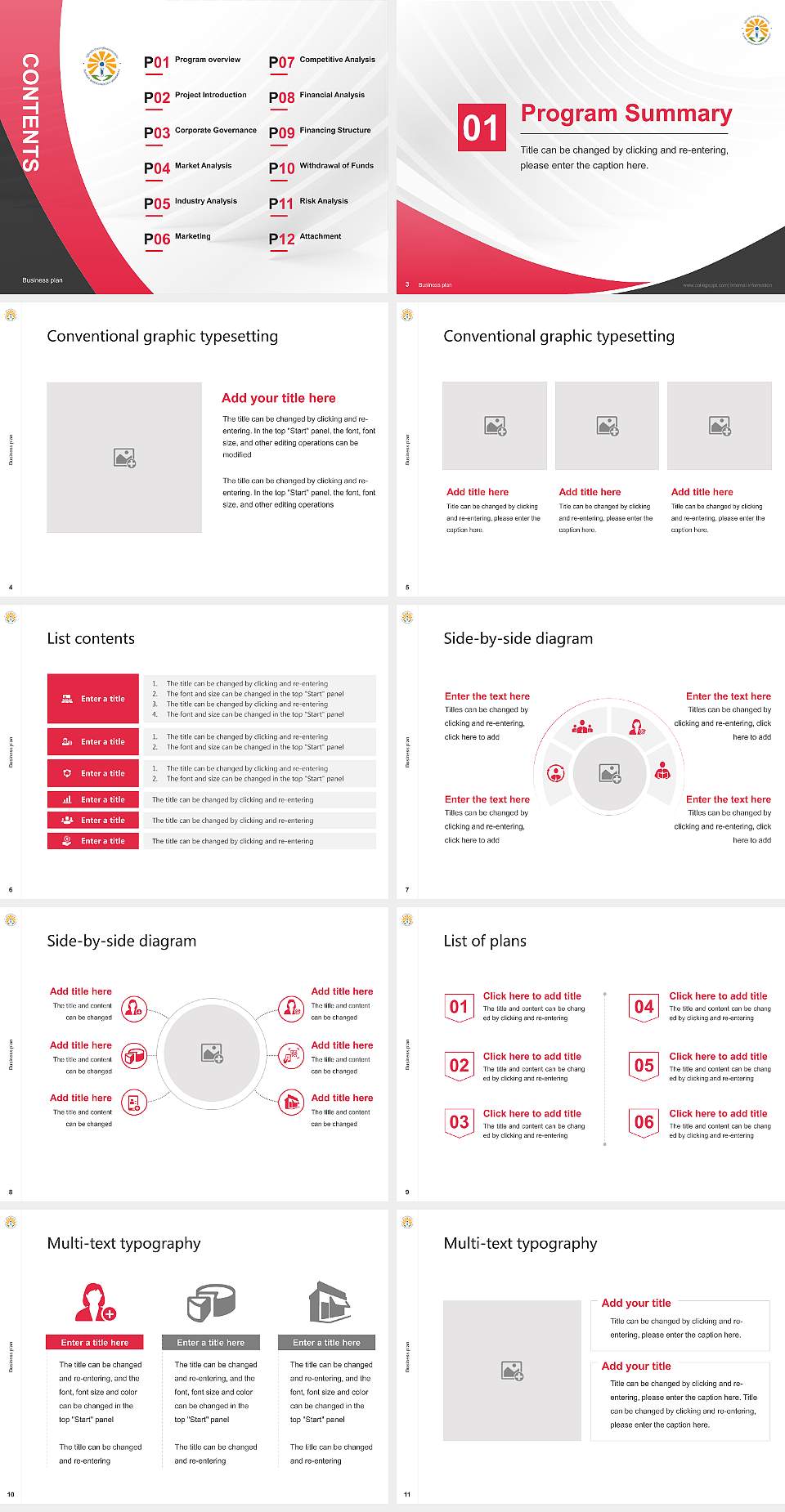 Gujarat Biotechnology University Competition/Entrepreneurship Contest PPT Template4:3 ratio PPT effect preview image2