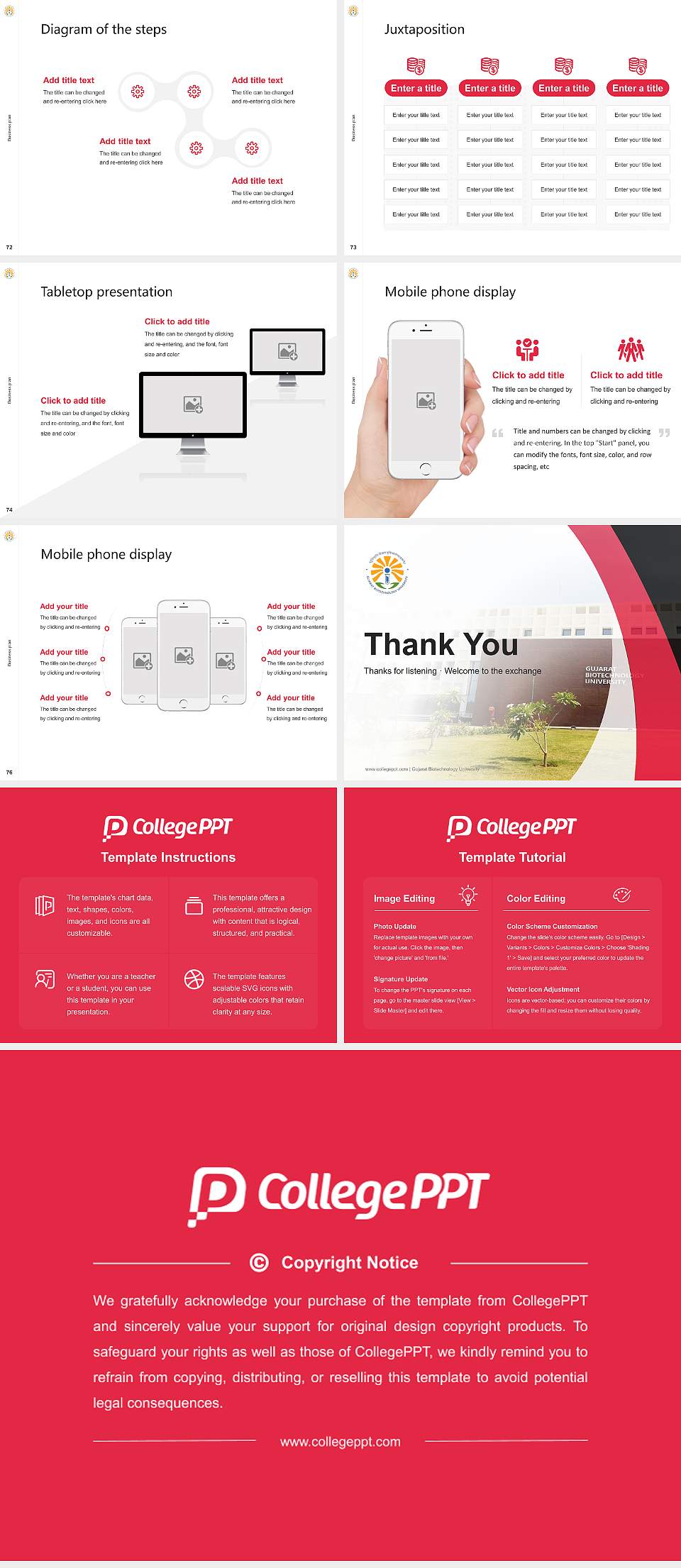 Gujarat Biotechnology University Competition/Entrepreneurship Contest PPT Template4:3 ratio PPT effect preview image9