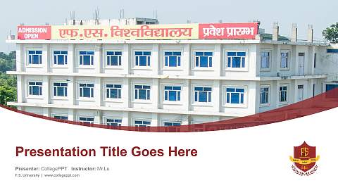 F.S. University Course/Courseware Creation PPT Template