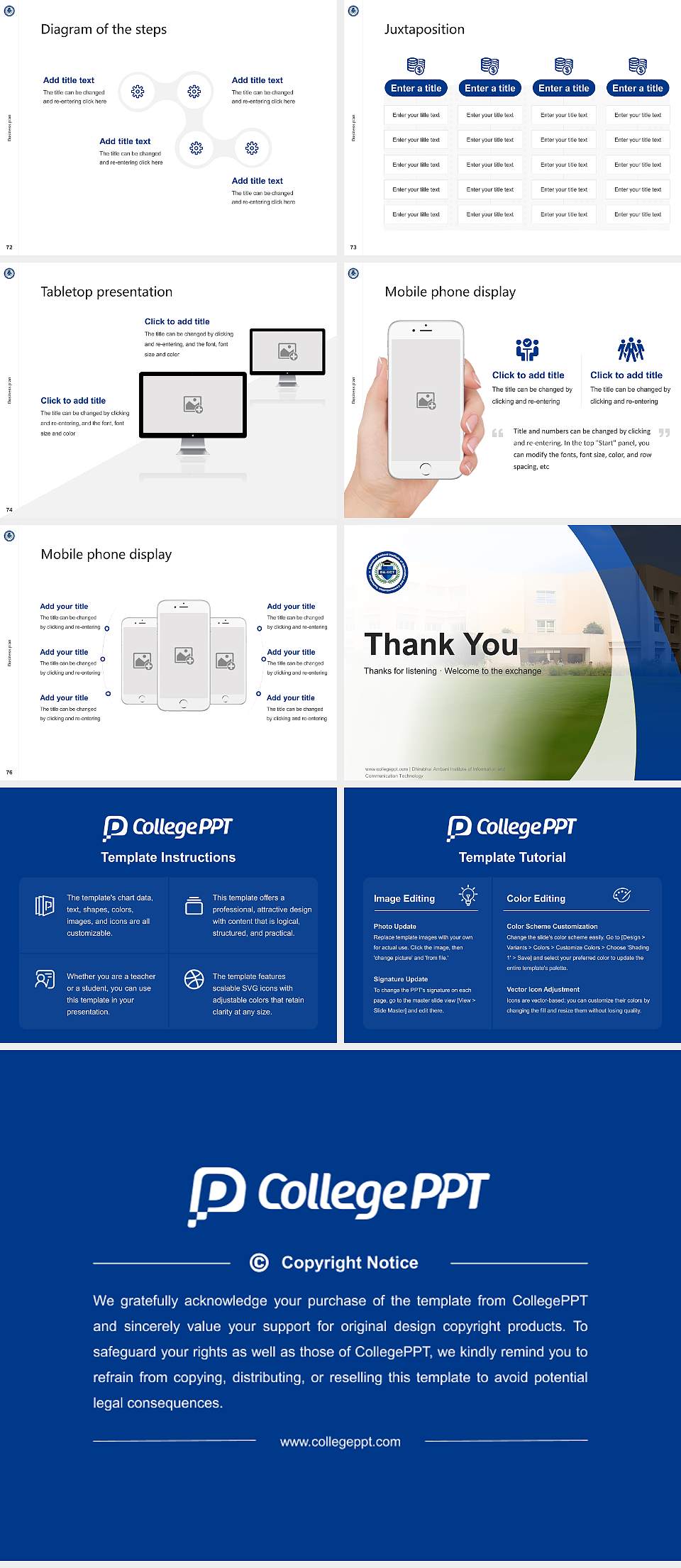 Dhirubhai Ambani Institute of Information and Communication Technology Competition/Entrepreneurship Contest PPT Template4:3 ratio PPT effect preview image9
