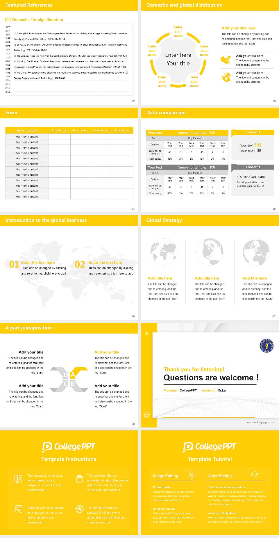 Girijananda Chowdhury University Assam Thesis Proposal/Graduation Defense PPT Template4:3 ratio PPT effect preview image4