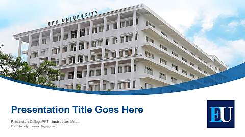 Era University Course/Courseware Creation PPT Template