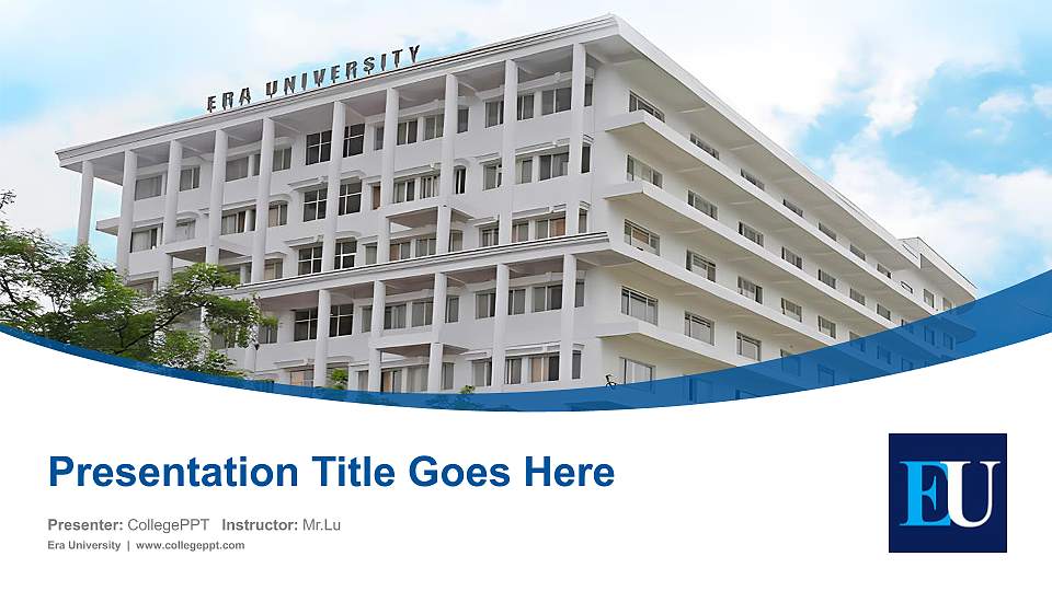 Era University Course/Courseware Creation PPT Template16:9 ratio PPT effect preview image