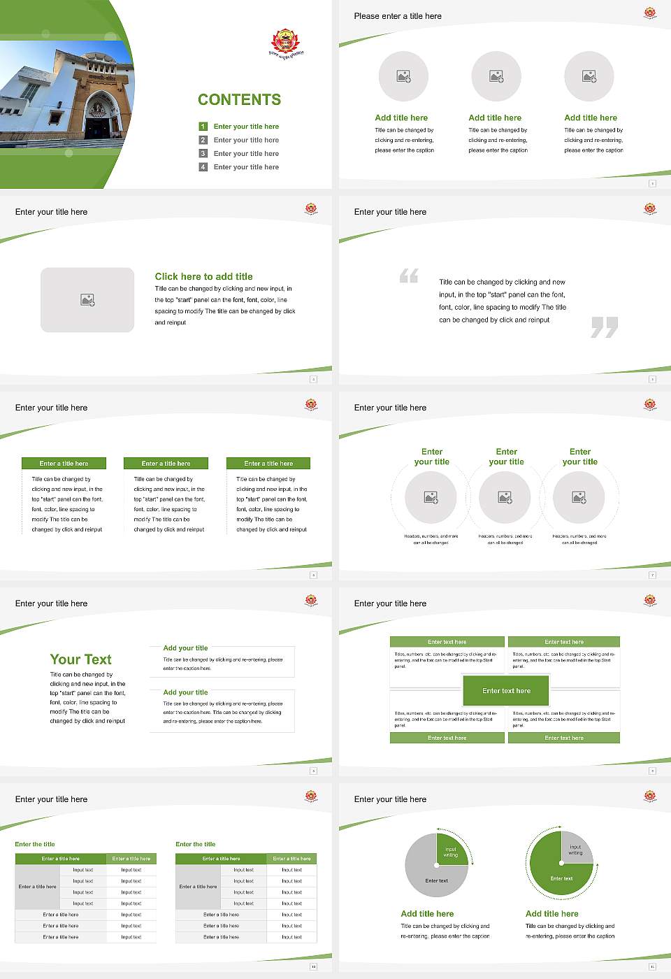 Gujarat Ayurveda University Course/Courseware Creation PPT Template16:9 ratio PPT effect preview image2