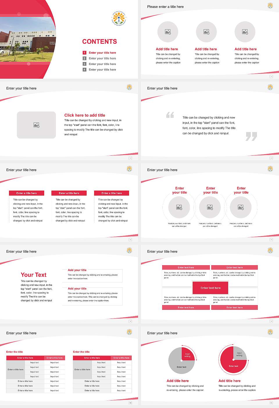 Gujarat Biotechnology University Course/Courseware Creation PPT Template16:9 ratio PPT effect preview image2