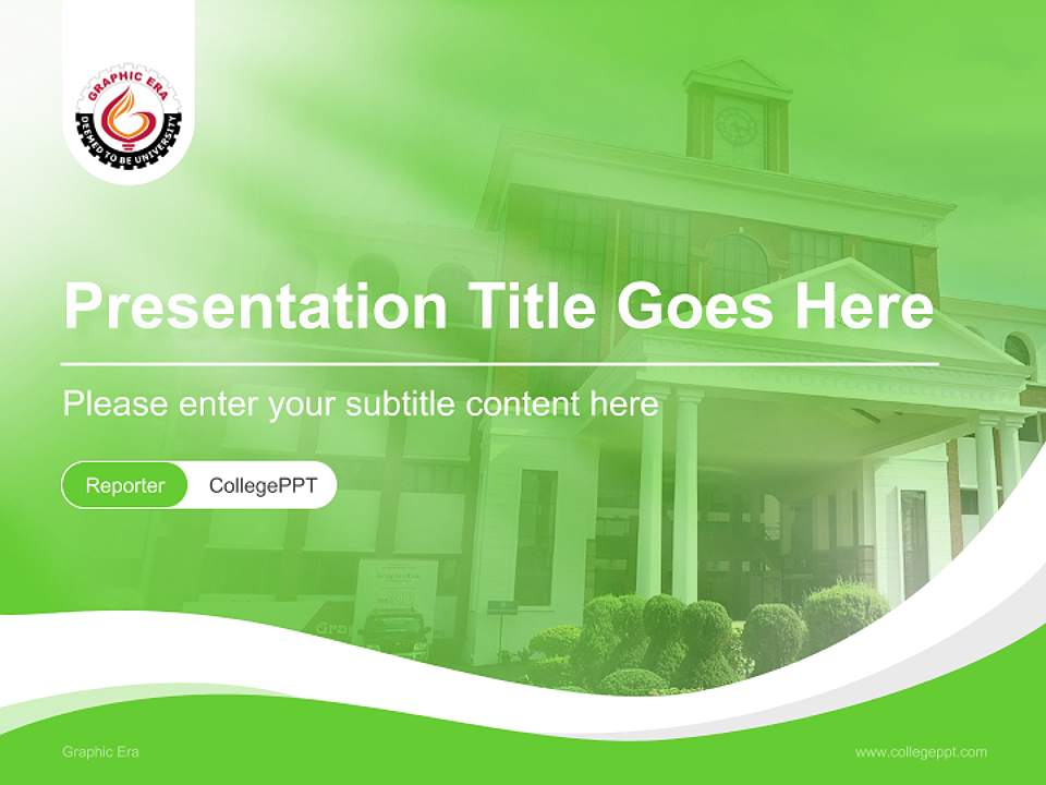 Graphic Era Lecture Sharing and Networking Event PPT Template4:3 ratio PPT effect preview image4