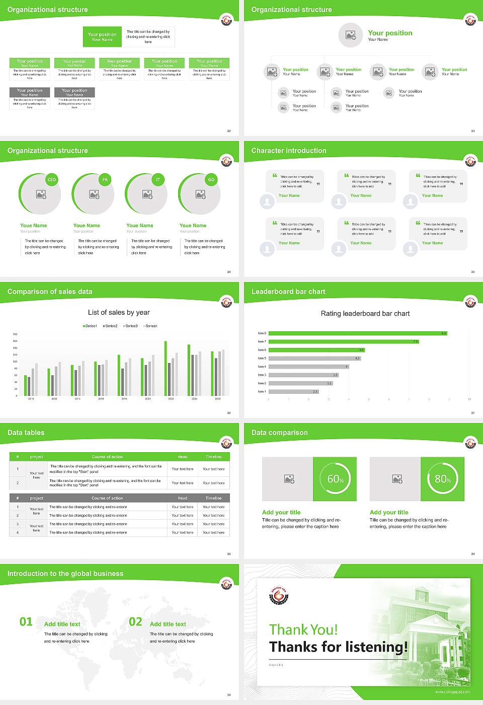 Graphic Era Academic Presentation/Research Findings Report PPT Template16:9 ratio PPT effect preview image4