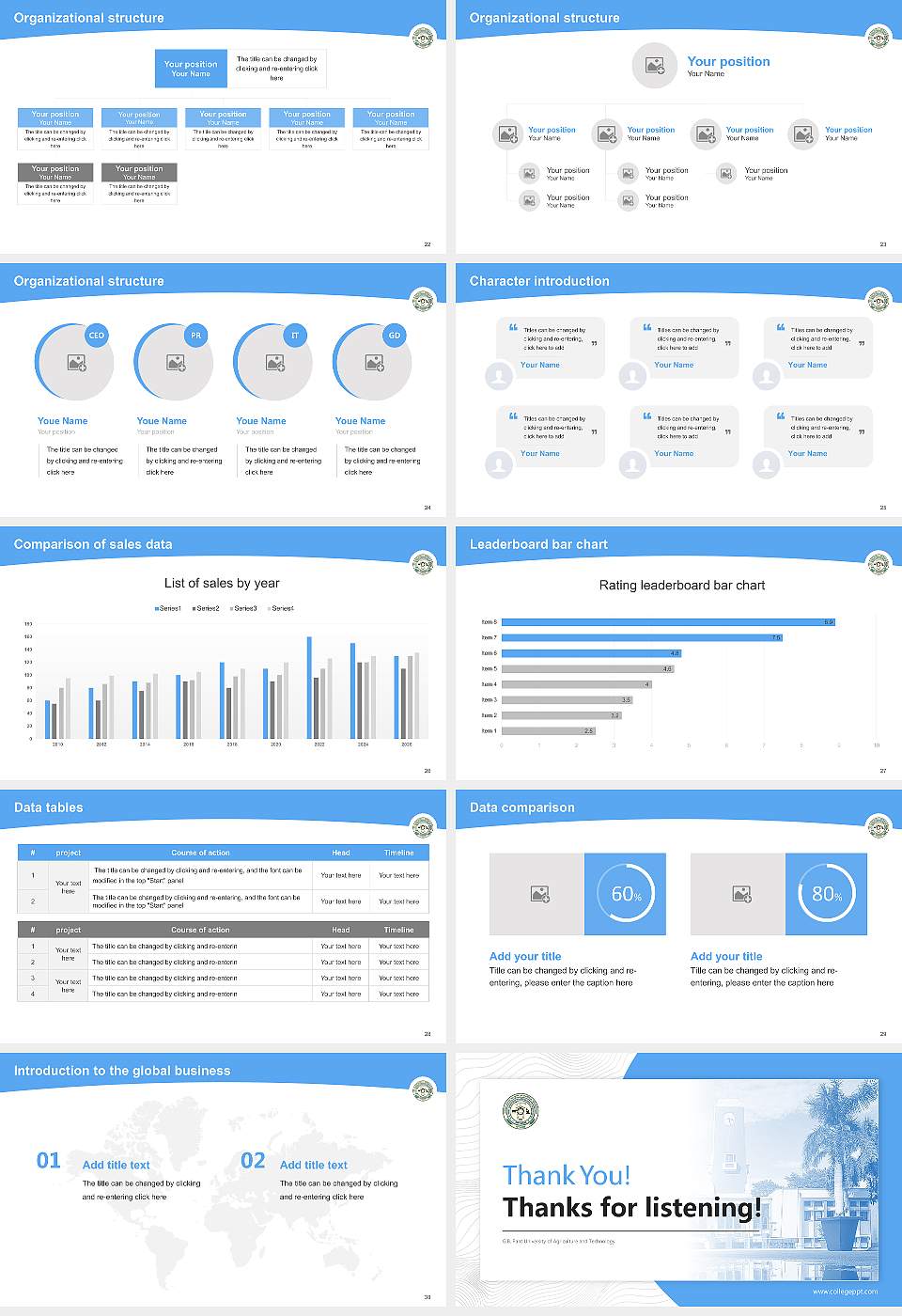 G.B. Pant University of Agriculture and Technology Academic Presentation/Research Findings Report PPT Template16:9 ratio PPT effect preview image4