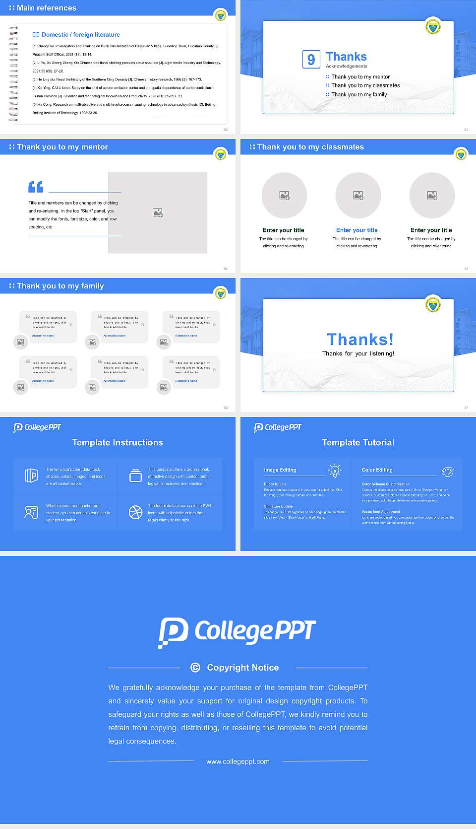 Dayananda Sagar University Graduation Thesis Defense PPT Template16:9 ratio PPT effect preview image7