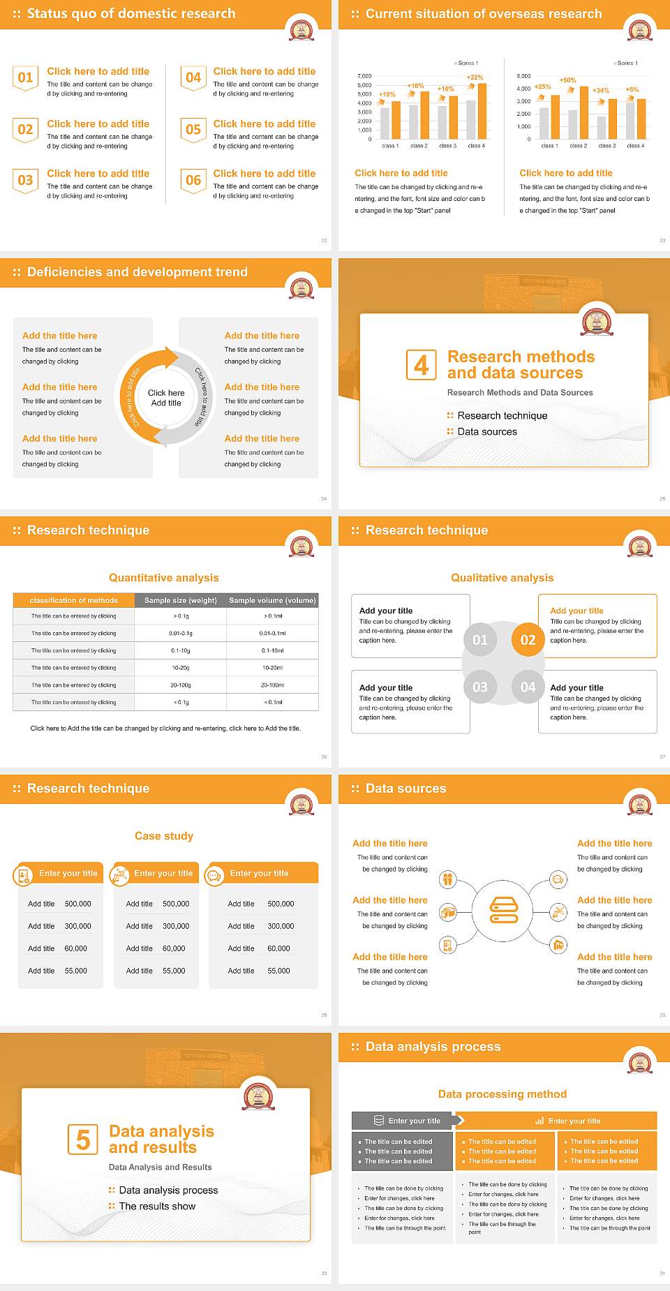 Jagadguru Ramanandacharya Rajasthan Sanskrit University Graduation Thesis Defense PPT Template4:3 ratio PPT effect preview image4