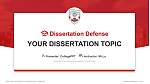 Puducherry Technological University Graduation Thesis Defense PPT Template
