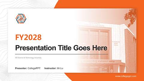 JSS Science & Technology University Academic Presentation/Research Findings Report PPT Template