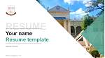 Jagannath University Resume PPT Template