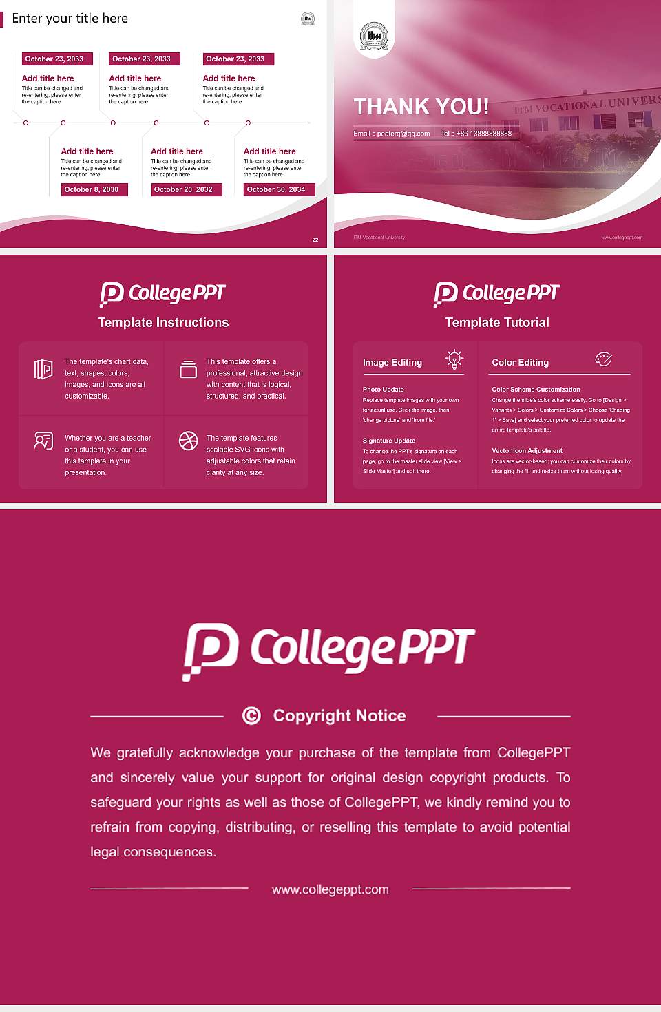 ITM-Vocational University Lecture Sharing and Networking Event PPT Template4:3 ratio PPT effect preview image4