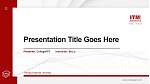 ITM (SLS) Baroda University Thesis Proposal/Graduation Defense PPT Template