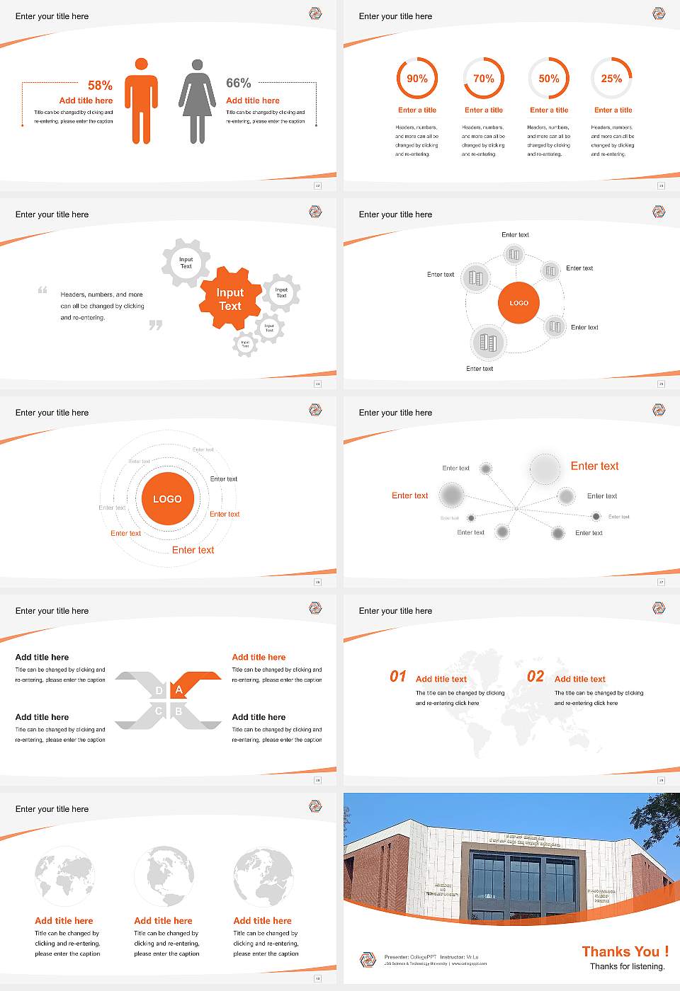 JSS Science & Technology University Course/Courseware Creation PPT Template16:9 ratio PPT effect preview image4