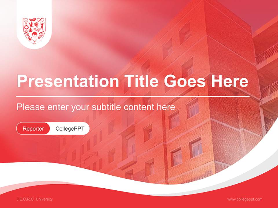 J.E.C.R.C. University Lecture Sharing and Networking Event PPT Template4:3 ratio PPT effect preview image4