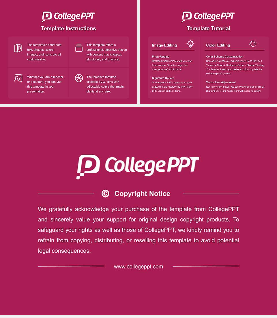 ITM-Vocational University Course/Courseware Creation PPT Template4:3 ratio PPT effect preview image5