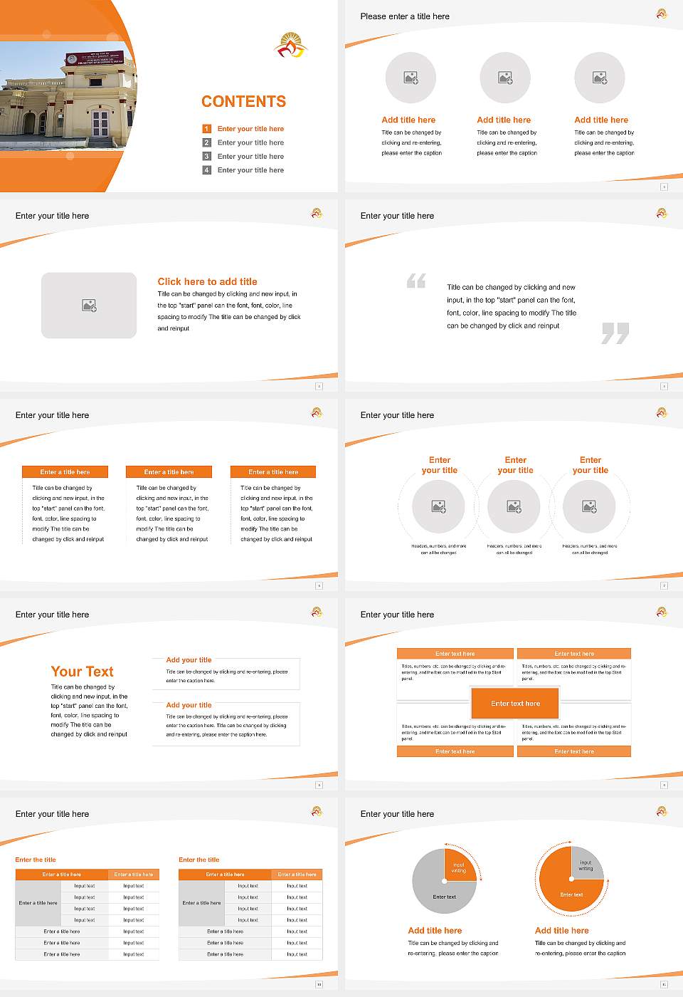 Jagat Guru Nanak Dev Punjab State Open University Course/Courseware Creation PPT Template16:9 ratio PPT effect preview image2