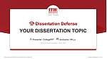 ITM (SLS) Baroda University Graduation Thesis Defense PPT Template