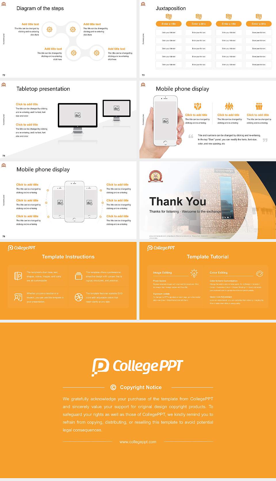 Jagadguru Ramanandacharya Rajasthan Sanskrit University Competition/Entrepreneurship Contest PPT Template16:9 ratio PPT effect preview image9