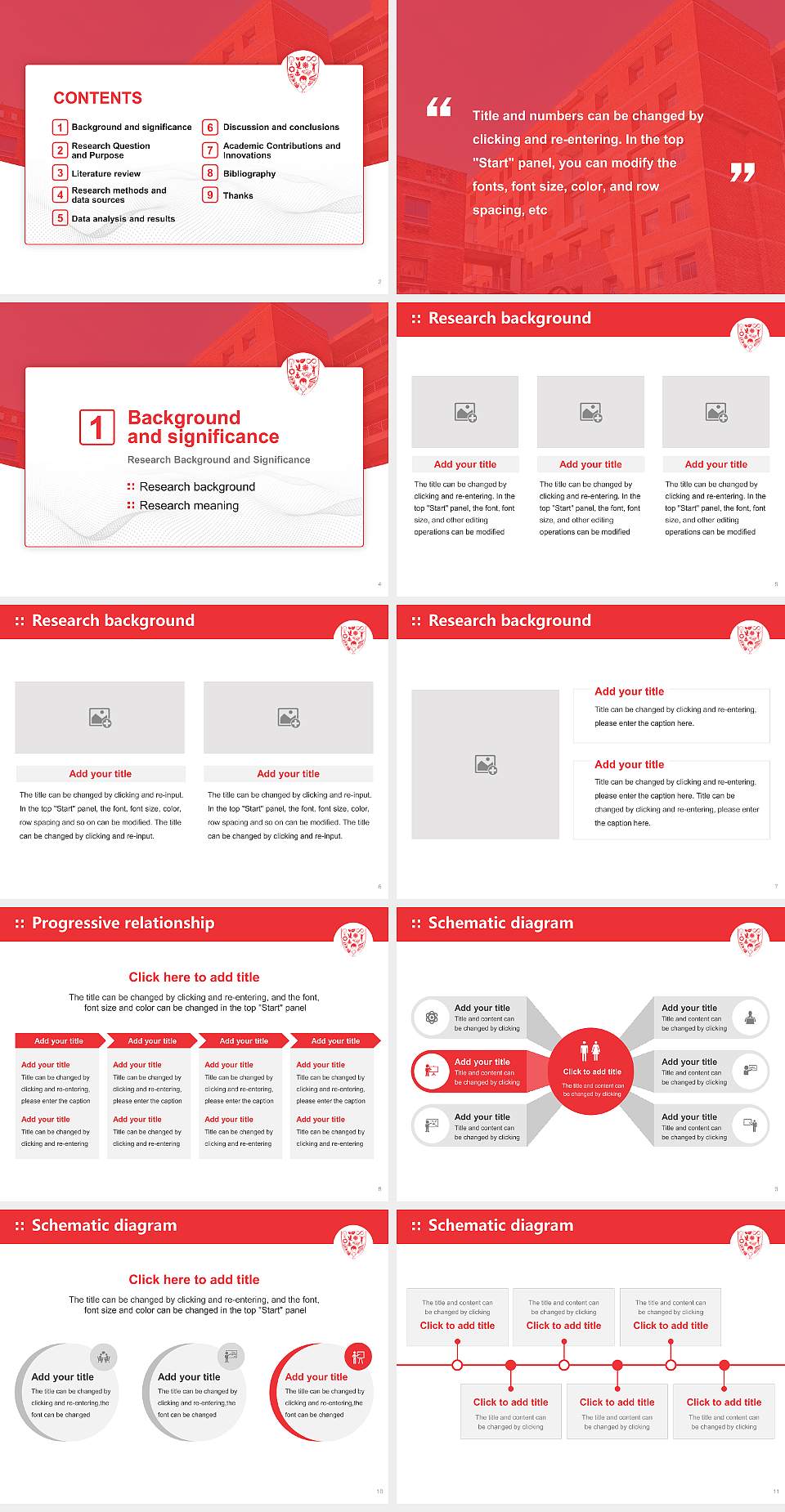 J.E.C.R.C. University Graduation Thesis Defense PPT Template4:3 ratio PPT effect preview image2