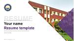 Jigyasa University CV PPT-sjabloon