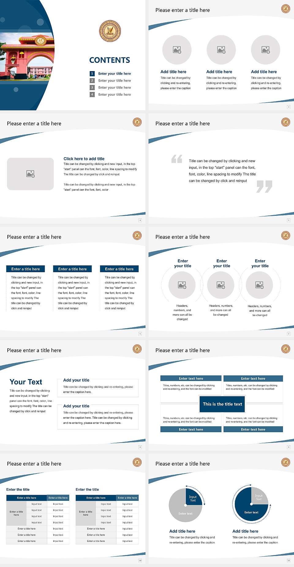Kumar Bhaskar Varma Sanskrit & Ancient Studies University Course/Courseware Creation PPT Template4:3 ratio PPT effect preview image2
