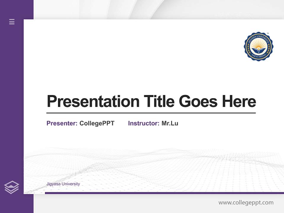 Jigyasa University Thesis Proposal/Graduation Defense PPT Template4:3 ratio PPT effect preview image5