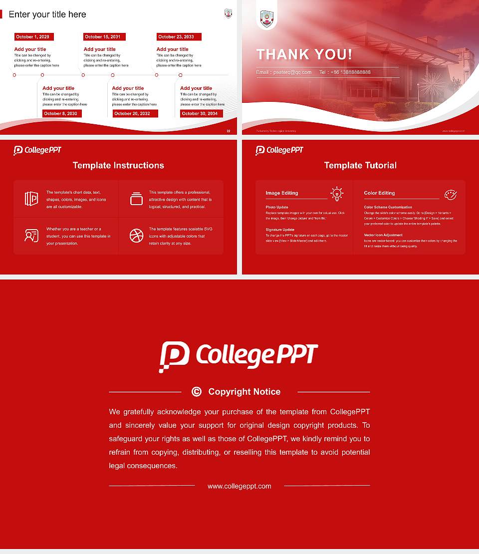 Puducherry Technological University Lecture Sharing and Networking Event PPT Template16:9 ratio PPT effect preview image4