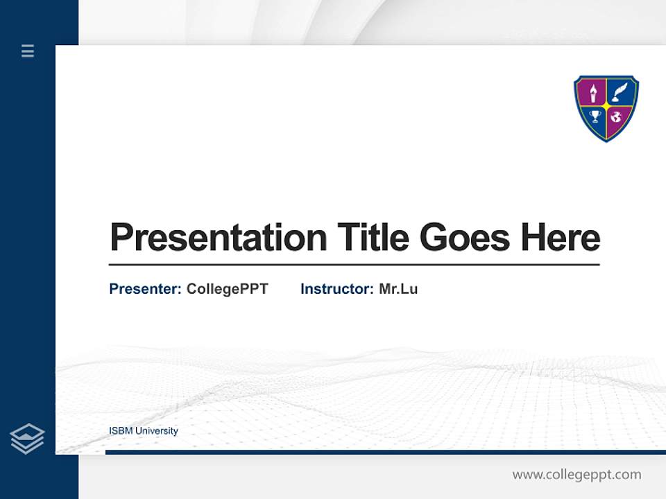 ISBM University Thesis Proposal/Graduation Defense PPT Template4:3 ratio PPT effect preview image5