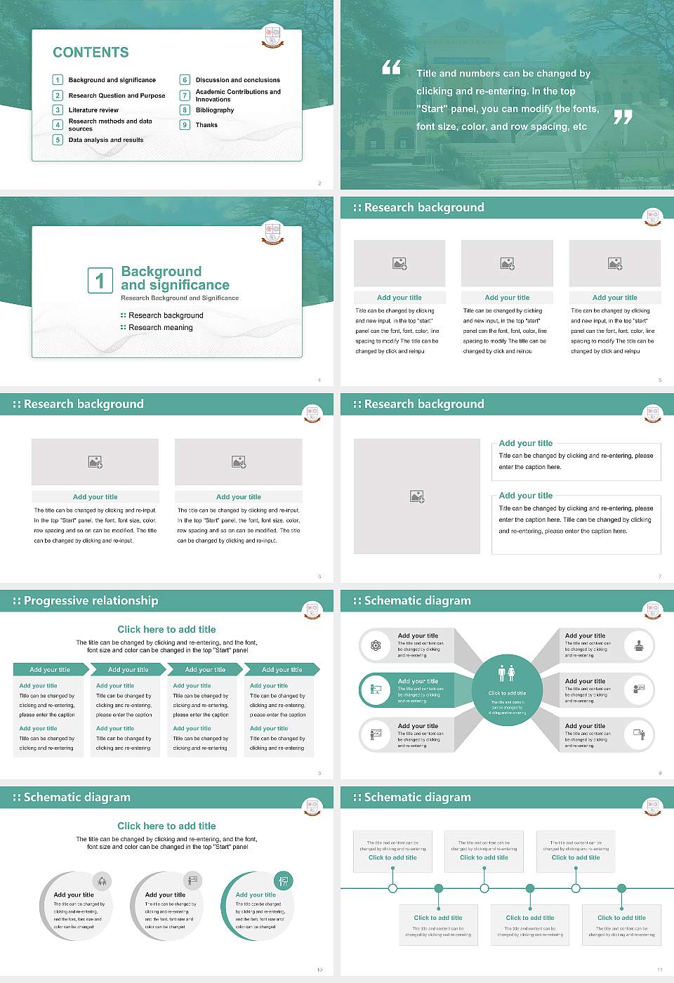 Jagannath University Graduation Thesis Defense PPT Template16:9 ratio PPT effect preview image2