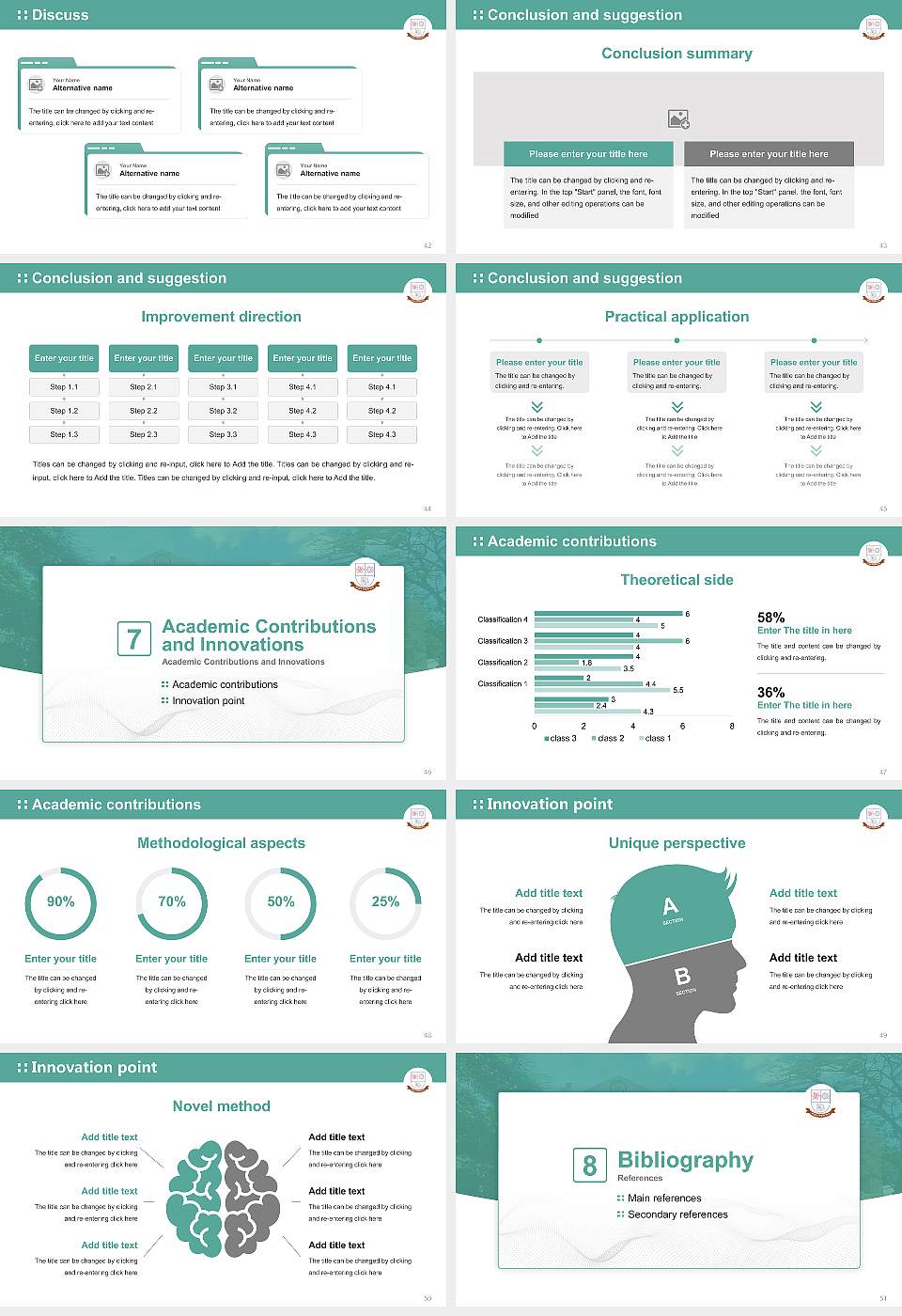Jagannath University Graduation Thesis Defense PPT Template16:9 ratio PPT effect preview image6