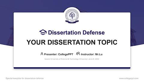 Islamic University of Science & Technology University Graduation Thesis Defense PPT Template