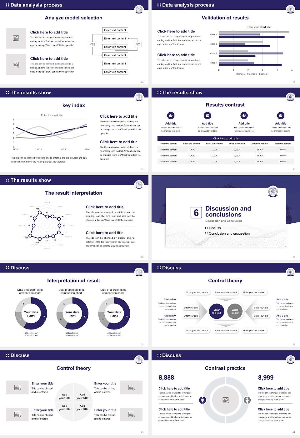 Islamic University of Science & Technology University Graduation Thesis Defense PPT Template16:9 ratio PPT effect preview image5