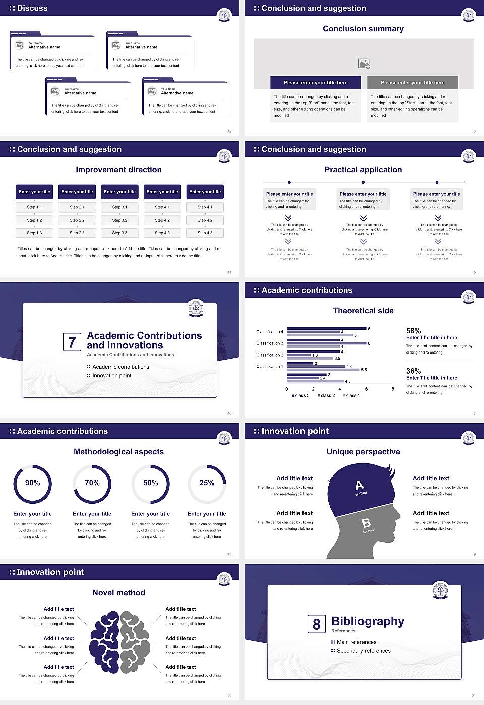 Islamic University of Science & Technology University Graduation Thesis Defense PPT Template16:9 ratio PPT effect preview image6