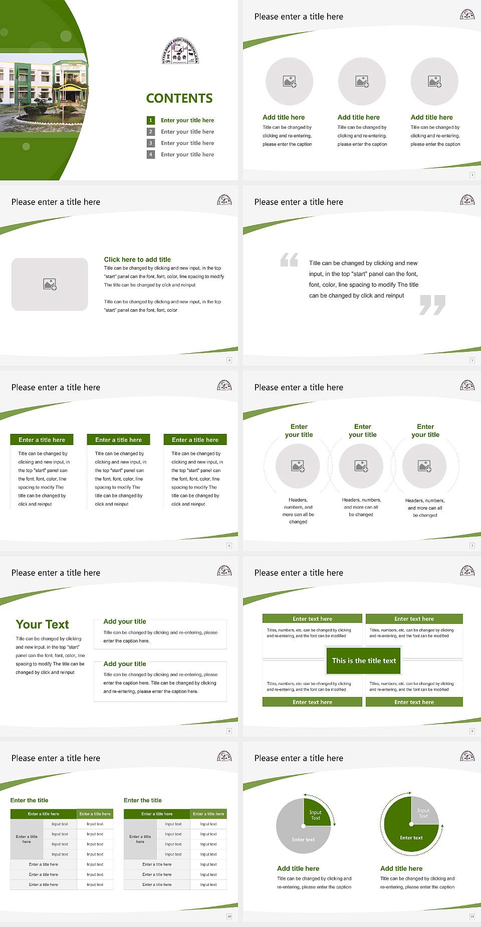 Uttar Banga Krishi Vishwavidyalaya Course/Courseware Creation PPT Template4:3 ratio PPT effect preview image2