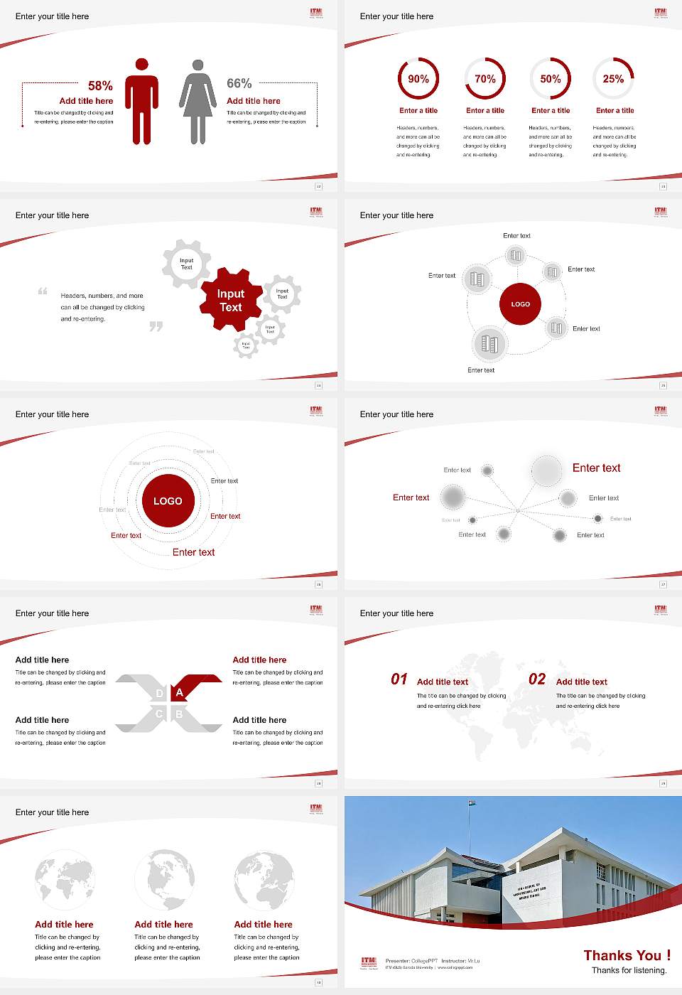 ITM (SLS) Baroda University Course/Courseware Creation PPT Template16:9 ratio PPT effect preview image4