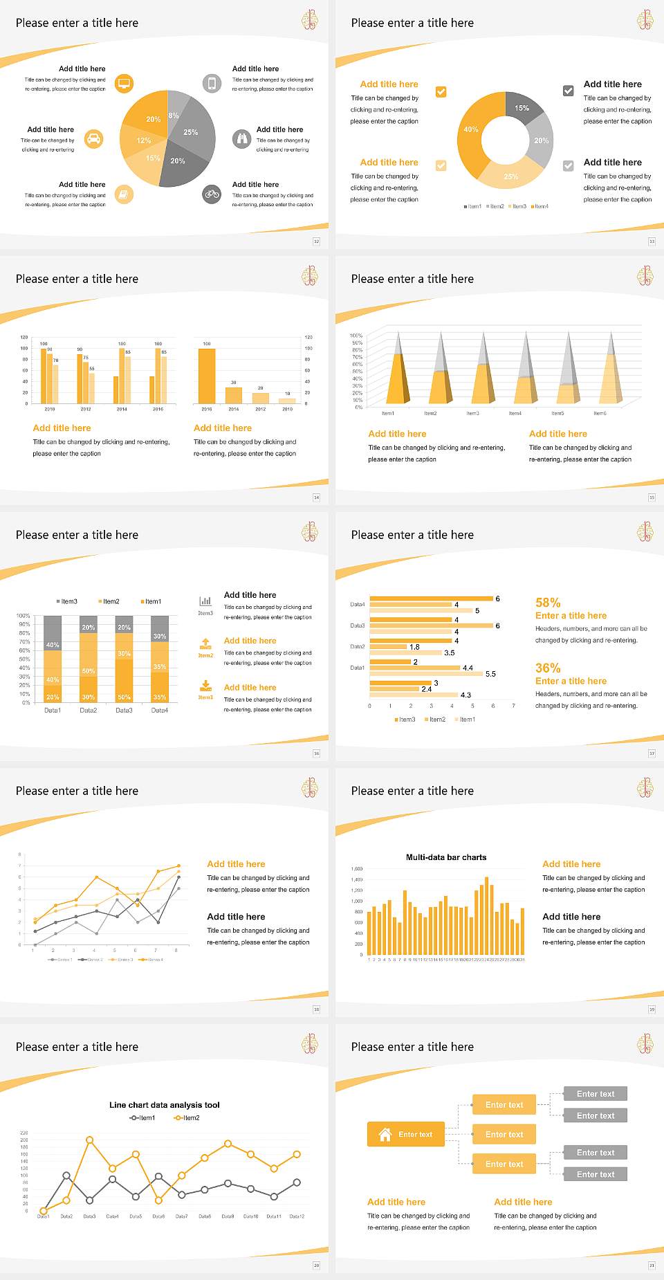 J.G. University Course/Courseware Creation PPT Template4:3 ratio PPT effect preview image3